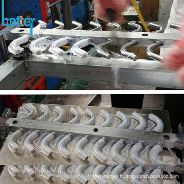 Manchons d&#39;extrusion de caoutchouc de silicone de résistance à la chaleur de qualité alimentaire